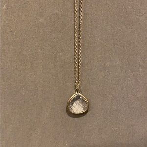 Bauble bar necklace on gold chain